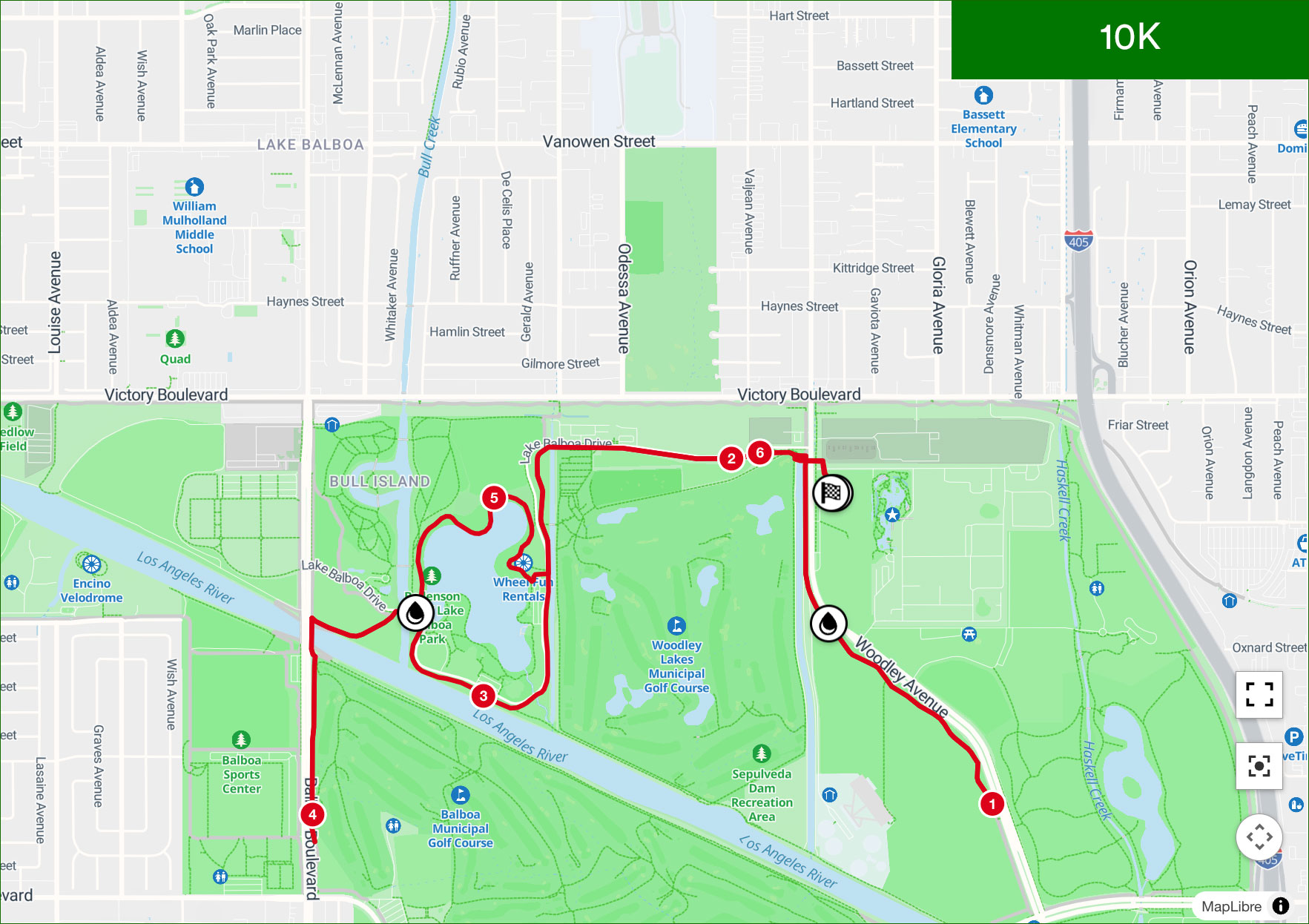 Map for 10 Run - V4V2026