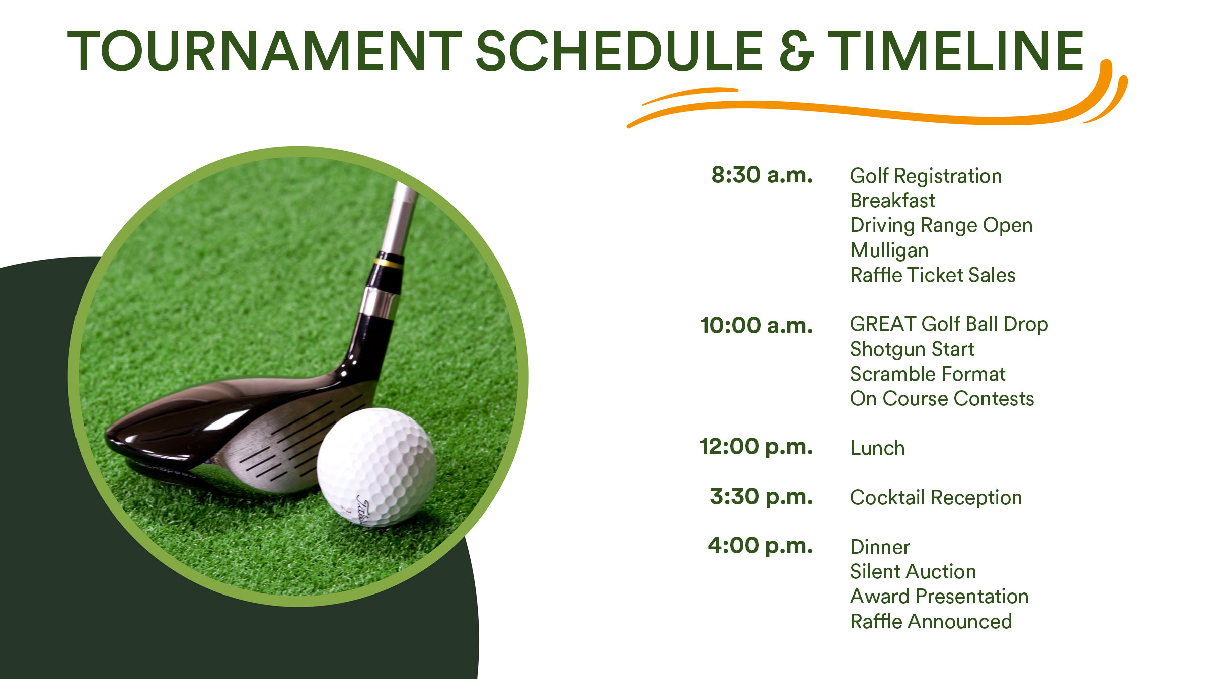 2026 Golf Classic Schedule