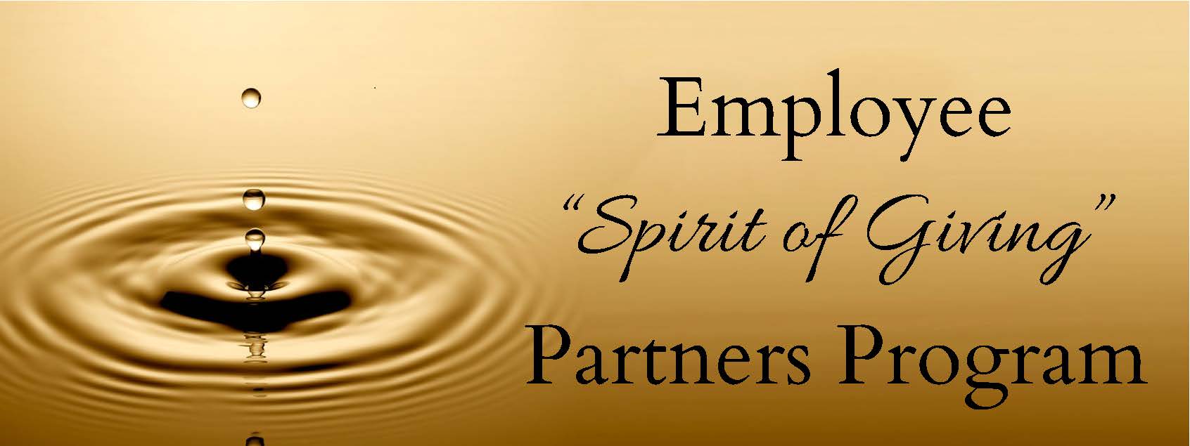 Employee Spirit of Giving Banner