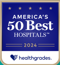 Healthgrades America's 50 Best Hospital Badge