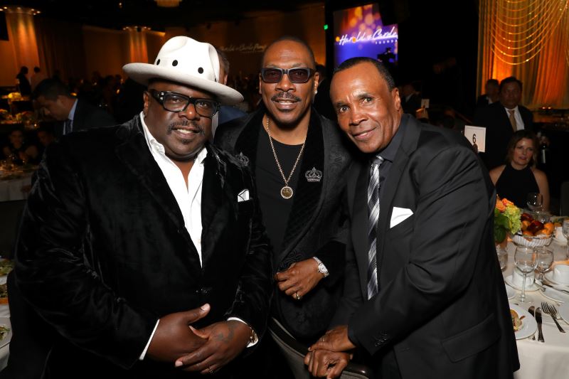 Cedric the Entertainer, Eddie Murphy and Sugar Ray Leonard