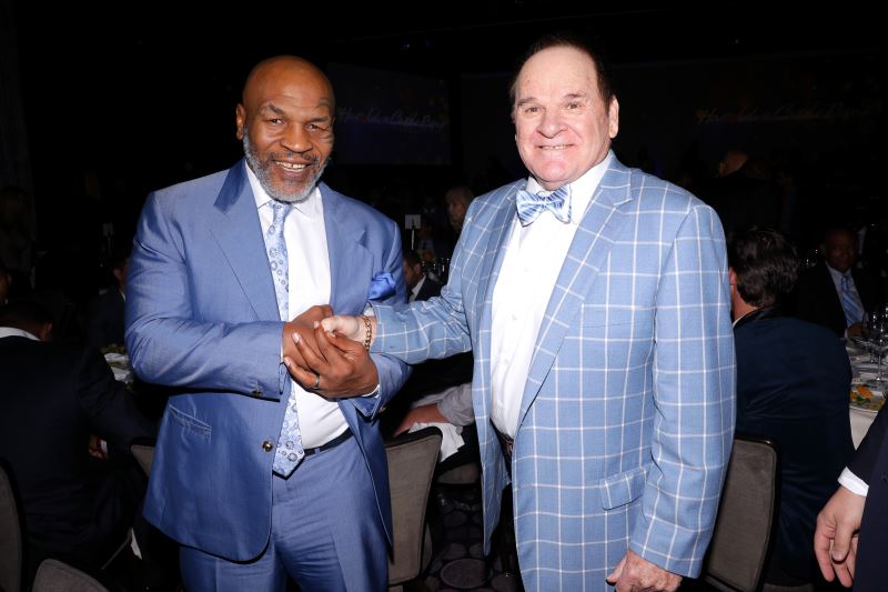 Mike Tyson and Pete Rose